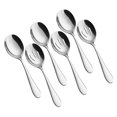 thumbnail image 4 of 6Pcs Stainless Steel Self-service Spoons Household Food Serving Colanders (Silver), 4 of 9