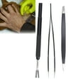 thumbnail image 2 of 3pcs Tick Remover Tools Stainless Steel Tick Remover Kit for Pet Dog Cat and Human, 2 of 5