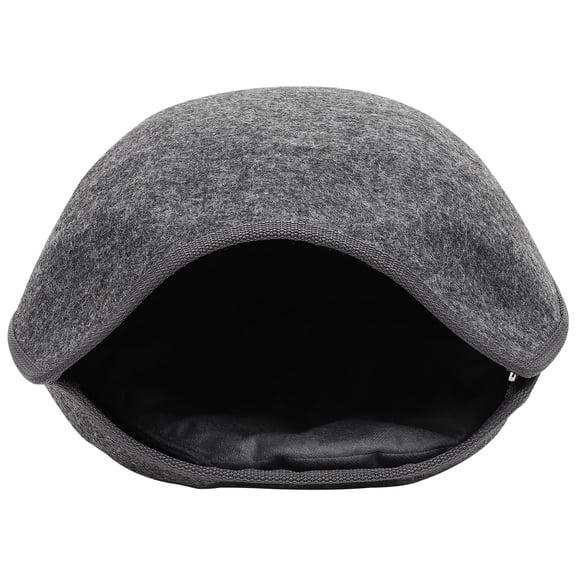 KAKOWELY Wear Resistant Foldable Cat House Dark Grey Multi Function Pet Sleeping Bed