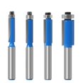 thumbnail image 1 of SHENMO 4pcs DIY Carpentry Cutter Milling Tools with Top Bearing Shank Flush Trim Router, 1 of 5