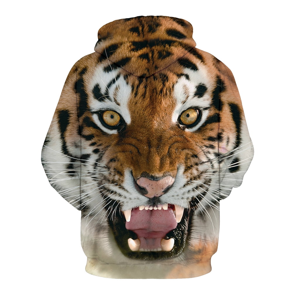 3d tiger hoodie hotsell