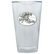 Skier Oval Emblem Pint Glass PNT4222EW