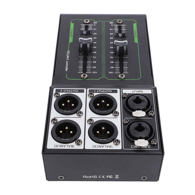 Controlador de Volumen Pasivo, Controlador de Volúmenes de Música de Aleación de aluminio resistente Enchufe y Reproducción Para Actuaciones en vivo