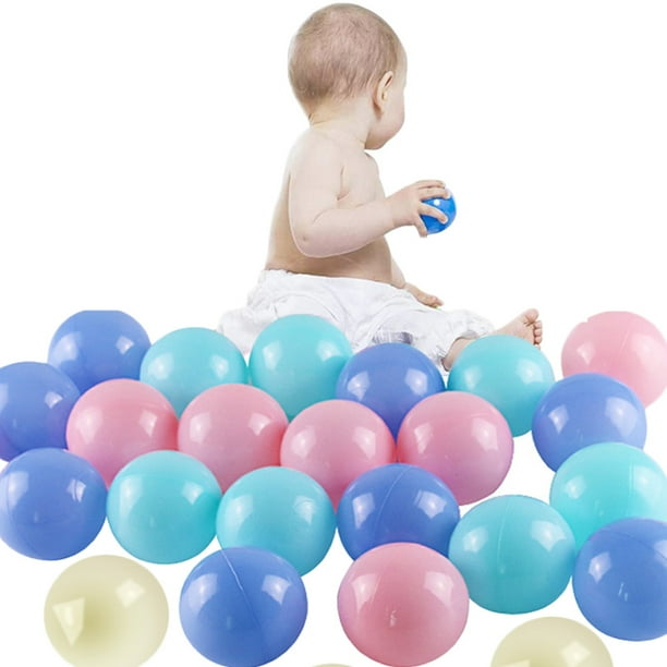 Soft Plastic Ball Pit Balls 100Pcs Plastic Toy Balls for Kids Ideal
