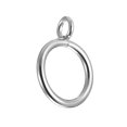 thumbnail image 4 of Uxcell 0.98" Inner Dia Curtain Rings Metal Silver Tone 24 Pack, 4 of 5