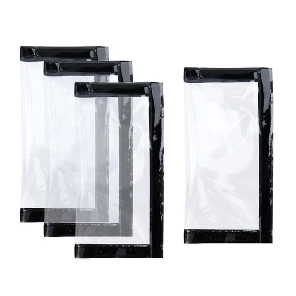 harper 4 Pcs Enveloppes pour Leurres de Pêche Protection en PVC Transparent Housses Transparentes pour Leurres Rangement L