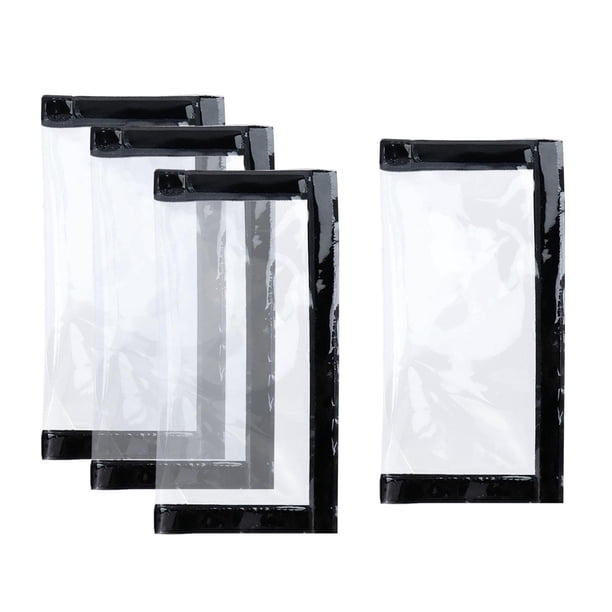 4 envoltorios para señuelos de pesca, fáciles de ver, protección profesional transparente de PVC para pesca. L