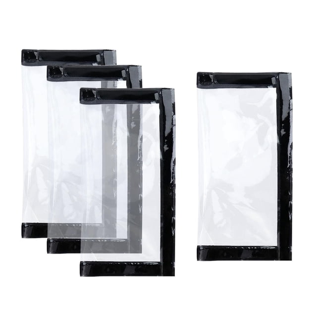 guohui 4 Pieces Fishing Lure Wraps Clear PVC Protection Transparent Lure Covers Storage L