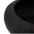 thumbnail image 5 of Better Homes & Gardens Soft Curve Black Ribbed Ceramic Decorative Bowl, 7.55", 5 of 7