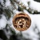 thumbnail image 1 of Colgante Navideño de Acrílico, Decoración Festiva, Adorno de Corona Simbólica, Multiusos, Ideal para Celebraciones de Año Nuevo y Navidad, 8 Cm, Edición 2024, 1 of 5