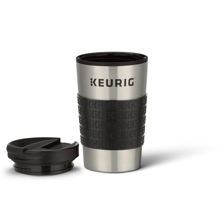 12oz Stainless Steel Insulated Coffee Travel Mug Fits Under Any Keurig K Cup