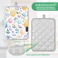 thumbnail image 6 of Yayeee Pot Holders Kitchen Heat Resistant with Pockets 7"x9.8" Cotton Oven Cooking Hot Pads, Purple Easter Eggs, 6 of 7