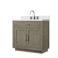thumbnail image 6 of Abbey 36 in W rey Oak Single Vanity, Cultured Marble Top and Faucet Set, 6 of 6