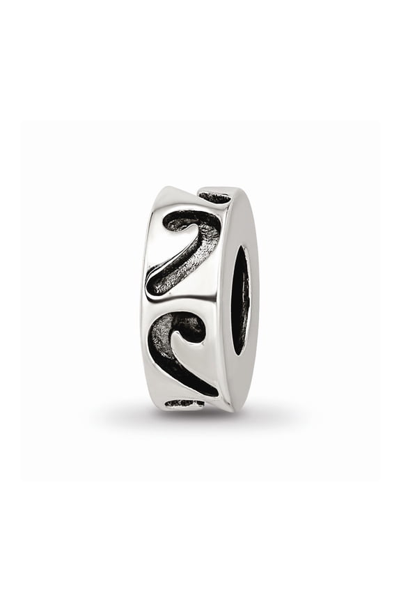 925 Sterling Silver Reflections Stopper/Spacer Bead; for Adults and Teens; for Women and Men