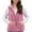 Pink, variant on Ahdbta Fleece Vests for Women Casual Warm Zip Up Sleeveless Sherpa Jackets Fall Winter Lapel Outerwears with Pockets