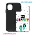 thumbnail image 2 of DistinctInk Custom SKIN / DECAL compatible with OtterBox Defender for iPhone 11 Pro MAX (6.5" Screen) - Summer Graphics - It's Summer Cartoon Flip Flops, 2 of 5
