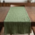 thumbnail image 4 of 9.8x2.9Ft Table Runner Decorations for Party Wedding and Farmhouse Fabric Room Decor, Cheesecloth Boho Rustic Long Romantic for Birthday Party Table, 4 of 7