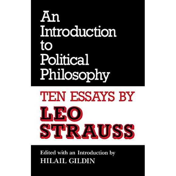 An Introduction to Political Philosophy: Ten Essays (Culture of Jewish Modernity)