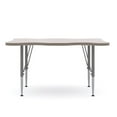 thumbnail image 4 of Tot Mate 23" Rectangular Contemporary Composite Wood My Place Table in Gray, 4 of 5