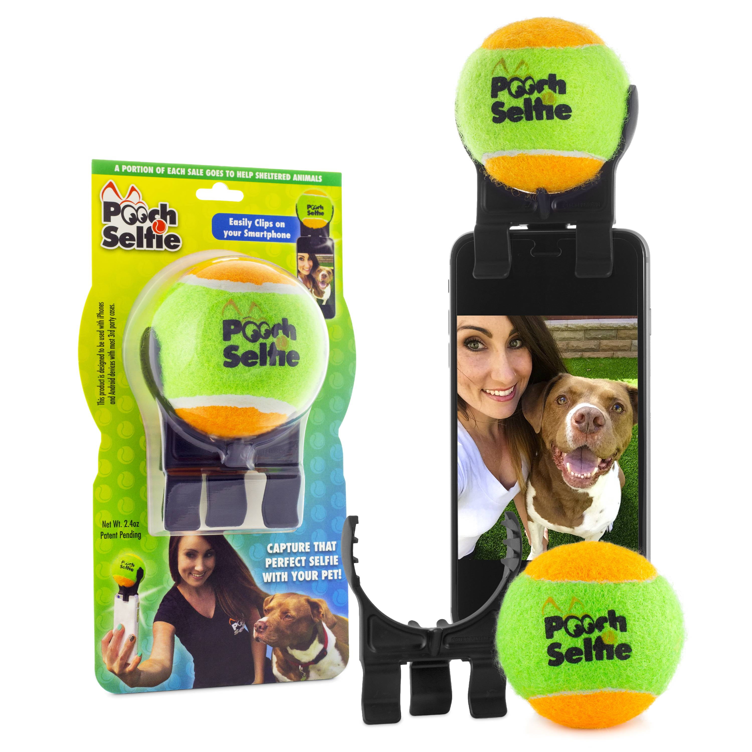 dog selfie ball