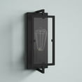 thumbnail image 4 of C Cattleya 1-Light Matte Black Finish Incandescent Rectangle Indoor Wall Sconce Wall Light Fixture, 4 of 5