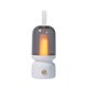 thumbnail image 1 of Luz nocturna LED de plástico con llama, luz cálida parpadeante, enchufable, de bajo consumo y regulable, para dormitorio, cuarto de bebé, pasillo y decoración del hogar, 1 of 1