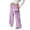 Purple, variant on Women's Wide Leg Sweatpants Baggy Bow Graphic Drawstring Waist Jogger Sweat Pants with Pocket
