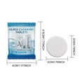 thumbnail image 3 of Floleo Lemon Scented Glass Cleaner Refill Tablets for Streak-Free Shine, Effective Decontamination & Anti-Fogging, Works on Mirrors, Auto Glass & More, Easy to Use Cleaning Solution Tablets, 3 of 9