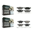 thumbnail image 1 of TEC Front Rear Ceramic Brake Pads Kit for Car Ford Edge Lincoln Nautilus KTC-100670, 1 of 10