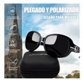 thumbnail image 2 of Lentes De Sol  Wünd Plegables Mujer Retro Uv400 Grandes De Moda Modelo Negro, 2 of 5