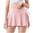 thumbnail image 4 of Falda corta deportiva para mujer Falda holgada falsa de dos piezas Anti-peep y de secado rápido para correr Fitness Culottes Shorts Falda Fridja fhjkhfk459042, 4 of 8