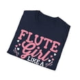 thumbnail image 5 of Flute Playing Girl Expert Musician Music Lover Flute Player TShirt, 5 of 5