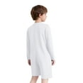thumbnail image 2 of TTAO Adaptive Clothing For Kids Boys Long Sleeve Anti-strip Romper Crotch Button Bodysuit Jumpsuit With Special Need White 6, 2 of 5