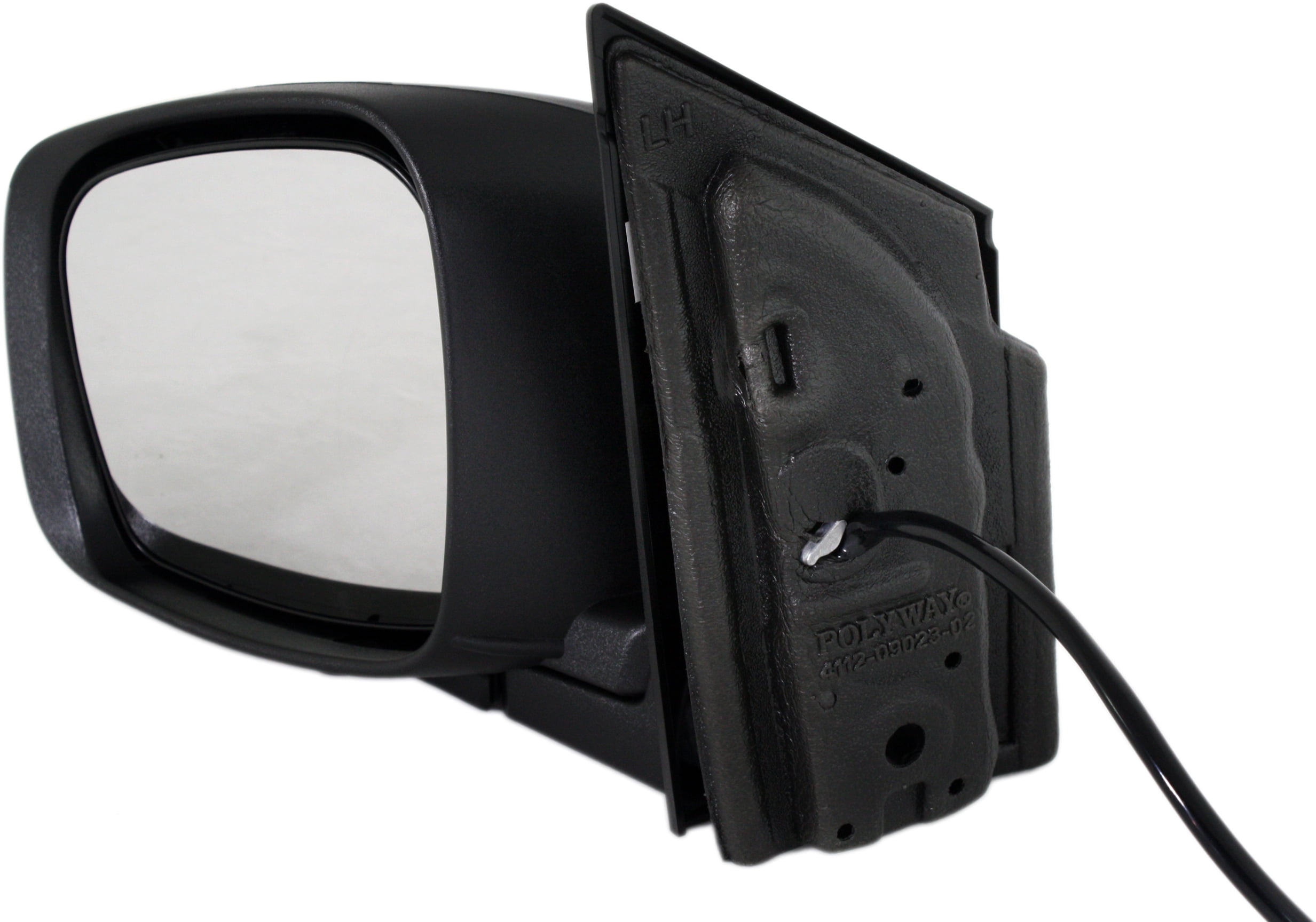 Mirror Compatible With 2008-2019 Dodge Grand Caravan 2008-2016 Chrysler Town & Country Left Driver Side Heated Textured Black Kool-Vue