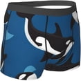 thumbnail image 3 of SEVEBJ Men's Boxer Briefs & Trunks Stretch Underwear Boxer Briefs Modern Underwear, 3 of 9