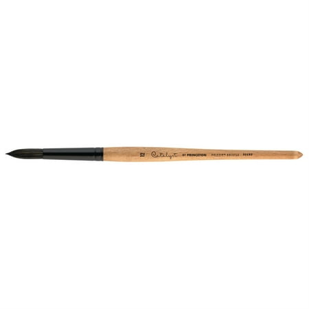 UPC: 0757063645807 | Princeton Brush Catalyst Polytip Short Handle Bristle Brush  Round  12
