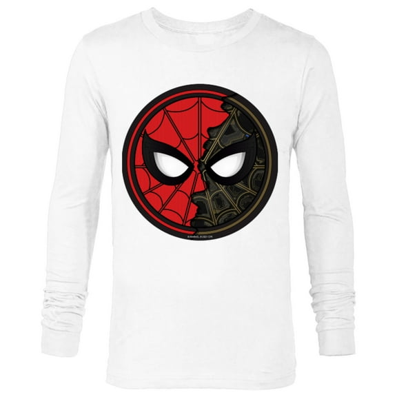 Marvel Spider-Man: No Way Home Dual Spidey Mask - Long Sleeve T-Shirt for Men – Customized-White