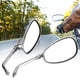 thumbnail image 3 of Espejos De Motocicleta Filfeel, Espejos De Bicicleta De 2 Piezas Para El Manillar Mirror Cromado Universal Para La Mayoría De Las Motocicletas, Scooter Y Moto, 3 of 7