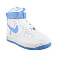 thumbnail image 2 of Women's Nike Air Force 1 High OG QS White/University Blue-Sail (DX3805 100) - 8.5, 2 of 6