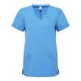 thumbnail image 4 of Onna NN310 Women's Invincible V-Neck Stretch Scrub Top-CEIL BLUE-S, 4 of 5