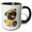 Black/White, variant on 3drose, Funny Cute Pug Puppy Dog Bowling Cartoon, 11oz Magic Transforming Mug
