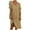Khaki, variant on Summer Plus Size Beach Dresses for Womens 2025 Fashion Cotton And Linen Short Sleeved V-neck Short Sleeved Jumpsuit Long Skirt
