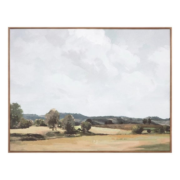 Vast Country Framed Painting Multi-Color