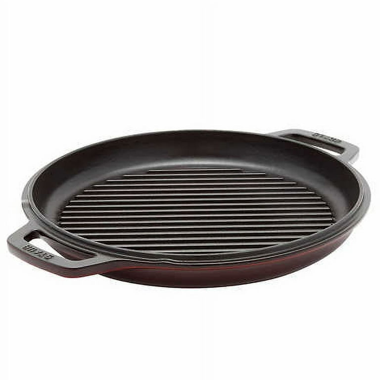Staub 7 Quart Cast Iron Braise and Grill Red 