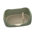 thumbnail image 2 of Bandeja de malla para inodoro de entrenamiento para perros y mascotas, herramienta de limpieza para bandeja de baño interior Verde grande, 2 of 9
