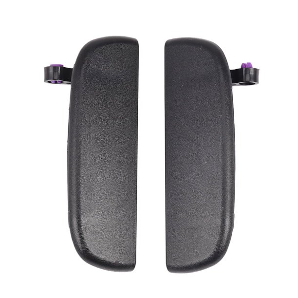 2 Piezas Coche Negro Delantero Trasero Exterior Manija de la Puerta Exterior Exterior Puerta Abierta Perilla Izquierda Derecha para Alto