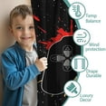 thumbnail image 4 of Gaming Curtains for Kids Boys Teens Bedroom, Colorful Game Controller Gamer Window Drapes for Living Room Nursery Playroom Decor Graffiti Gamepad Video Game Room Curtains Treatmens, 42x84 Inch, 4 of 5