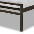 thumbnail image 3 of Baxton Studio Jeanette Black Finished Metal Full Size Platform Bed, 3 of 6