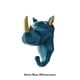 thumbnail image 4 of Yuarrent Colgador con forma de animal, Color sólido, dibujo decorativo, sin perforaciones, autoadhesivo, montado en la pared, llave para Decoración del hogar Azul Tipo 4, 4 of 6