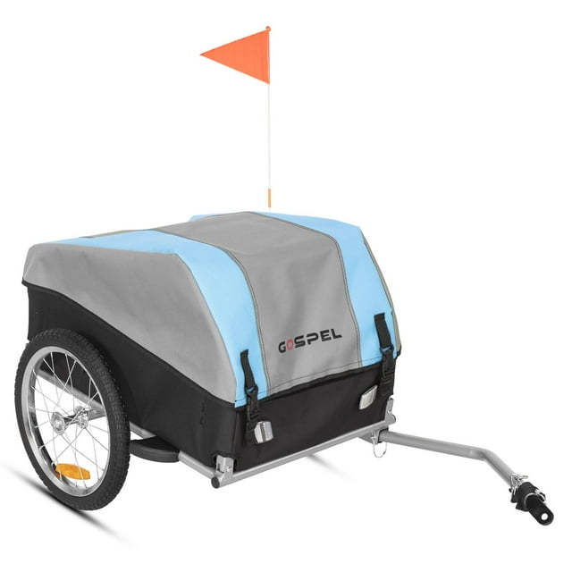 Remolque Carrito De Carga Bicicleta R16 Con Cubierta Gospel